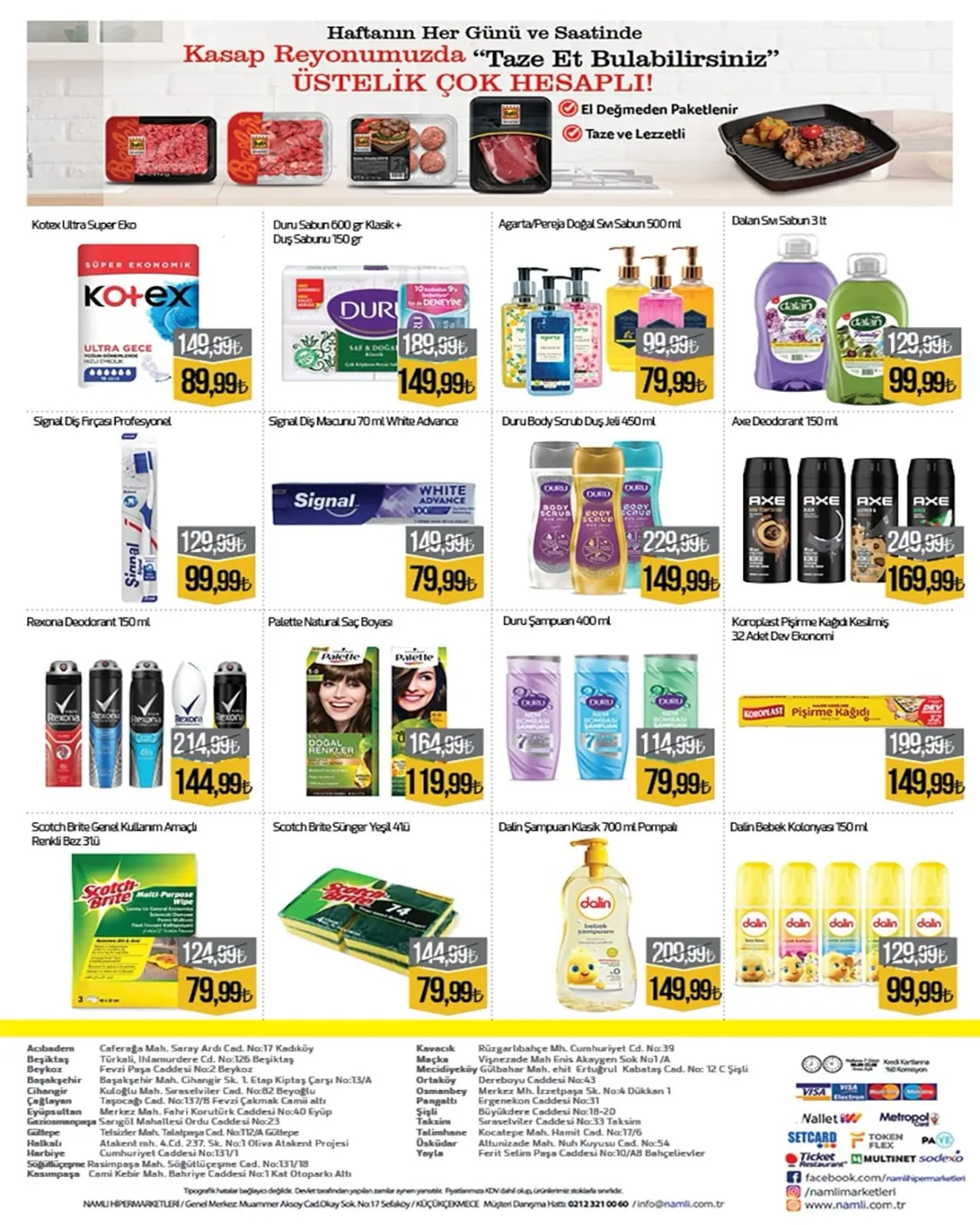 Namlı Namlı Hipermarketleri 3 Haziran 2026 Aktüel Kataloğu sayfa 6: Duru Body Scrub Duş Jeli 450 Ml, Duru Şampuan 400 Ml