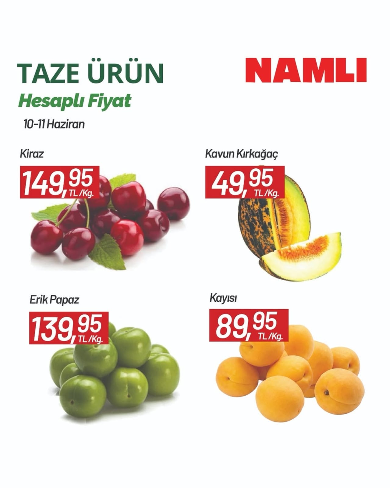 Namlı Hipermarketleri 10 Haziran 2026 Aktüel Kataloğu broşürü