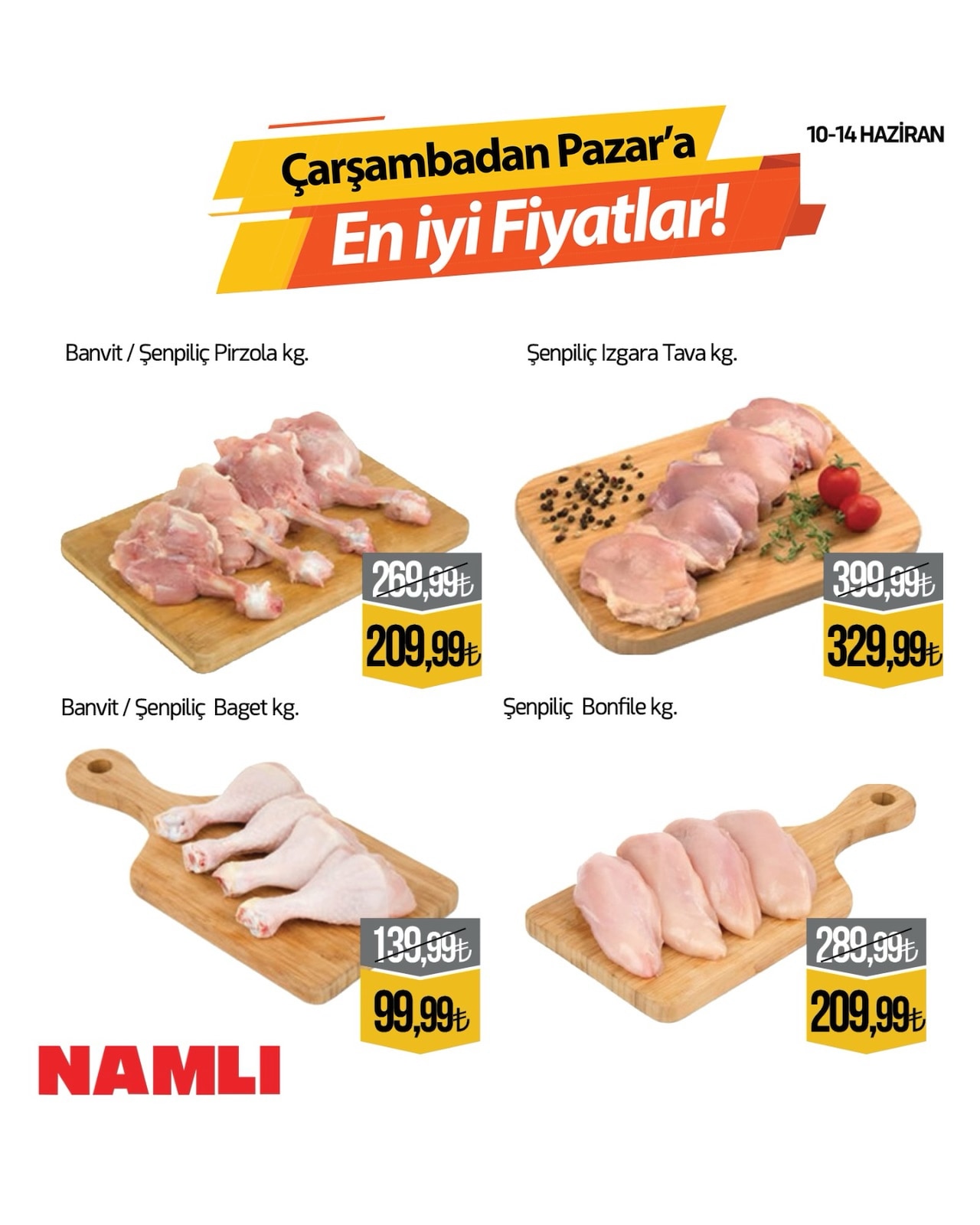 Namlı Hipermarketleri 10 Haziran 2026 Aktüel Kataloğu broşürü