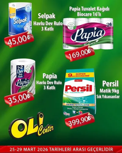 Oli Center 25 Mart 2026 Aktüel Kataloğu