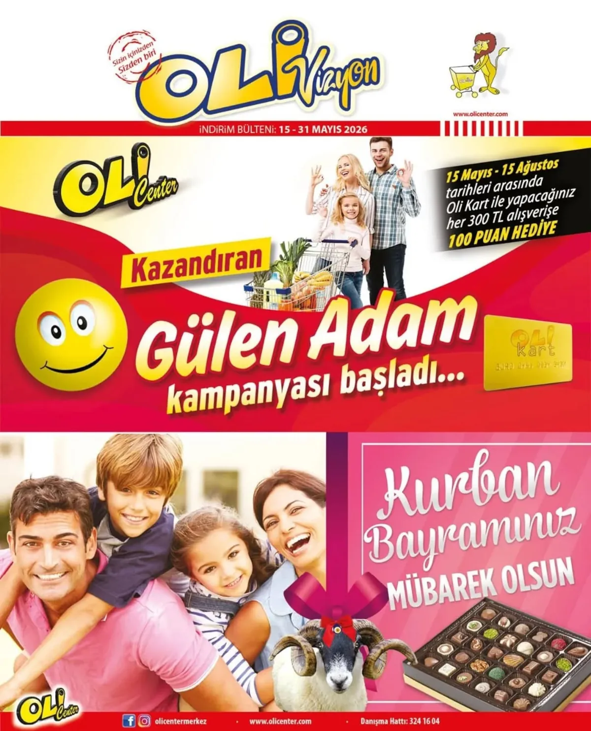 Oli Oli Center 15 Mayıs 2026 Aktüel Kataloğu sayfa 1