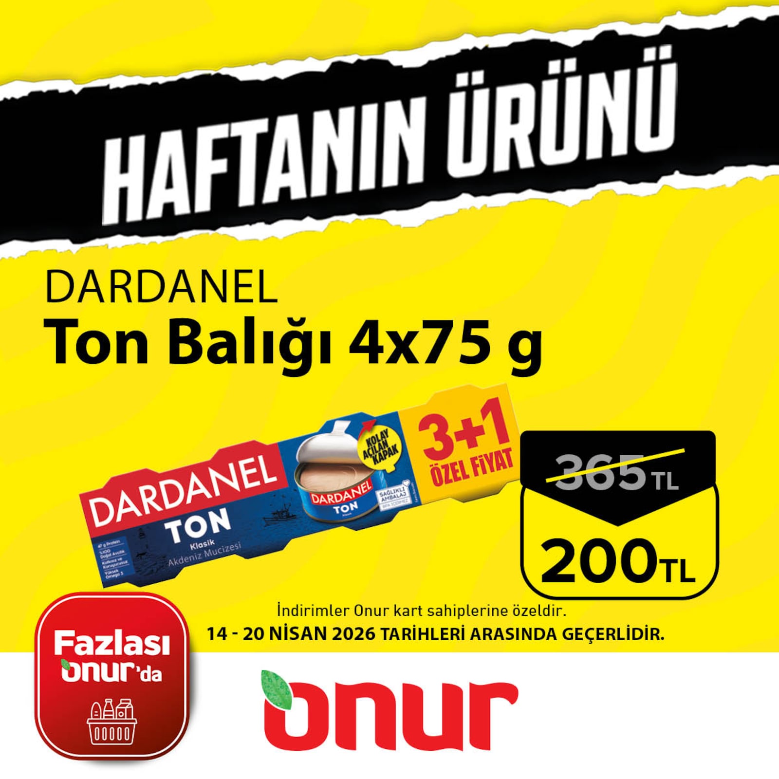 Onur Market 14 Nisan 2026 Aktüel Kataloğu broşürü