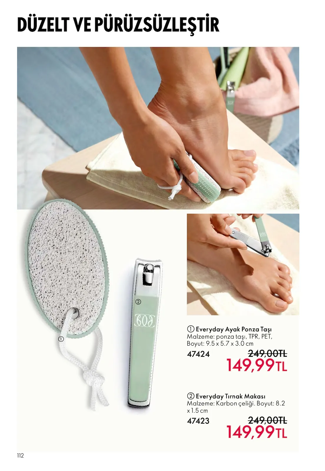 Oriflame Oriflame 1 Şubat 2026 Aktüel Kataloğu sayfa 112: Everyday Ayak Ponza Taşı