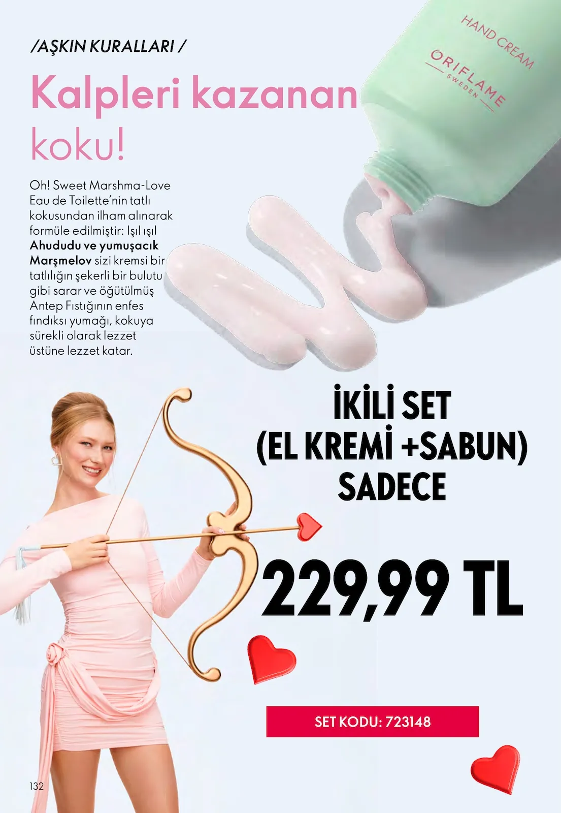Oriflame Oriflame 1 Şubat 2026 Aktüel Kataloğu sayfa 132: İkili Set (El Kremi + Sabun)