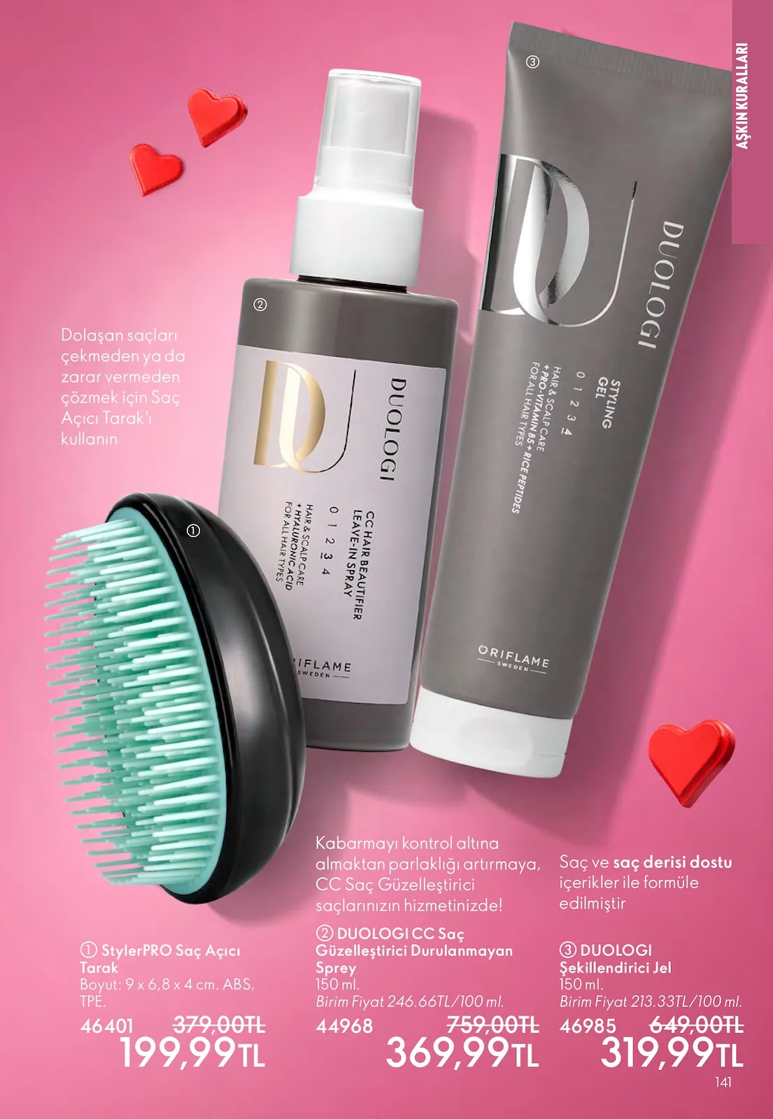 Oriflame Oriflame 1 Şubat 2026 Aktüel Kataloğu sayfa 141: Stylerpro Saç Açıcı Tarak