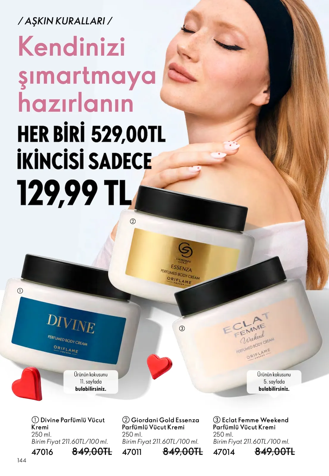 Oriflame Oriflame 1 Şubat 2026 Aktüel Kataloğu sayfa 144: Giordani Gold Essenza Parfümlü Vücut Kremi 250 Ml