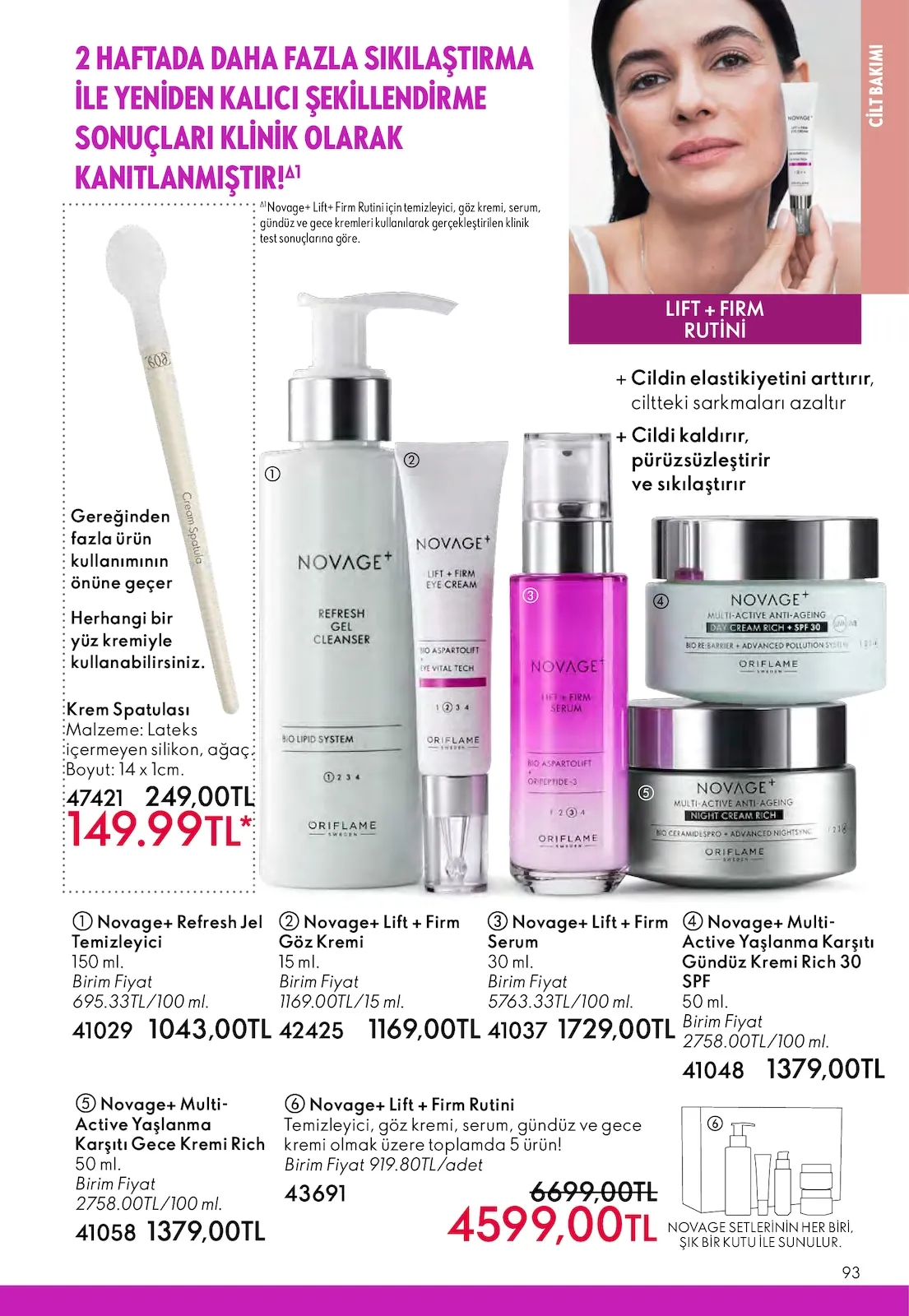 Oriflame Oriflame 1 Şubat 2026 Aktüel Kataloğu sayfa 93: Krem Spatulası
