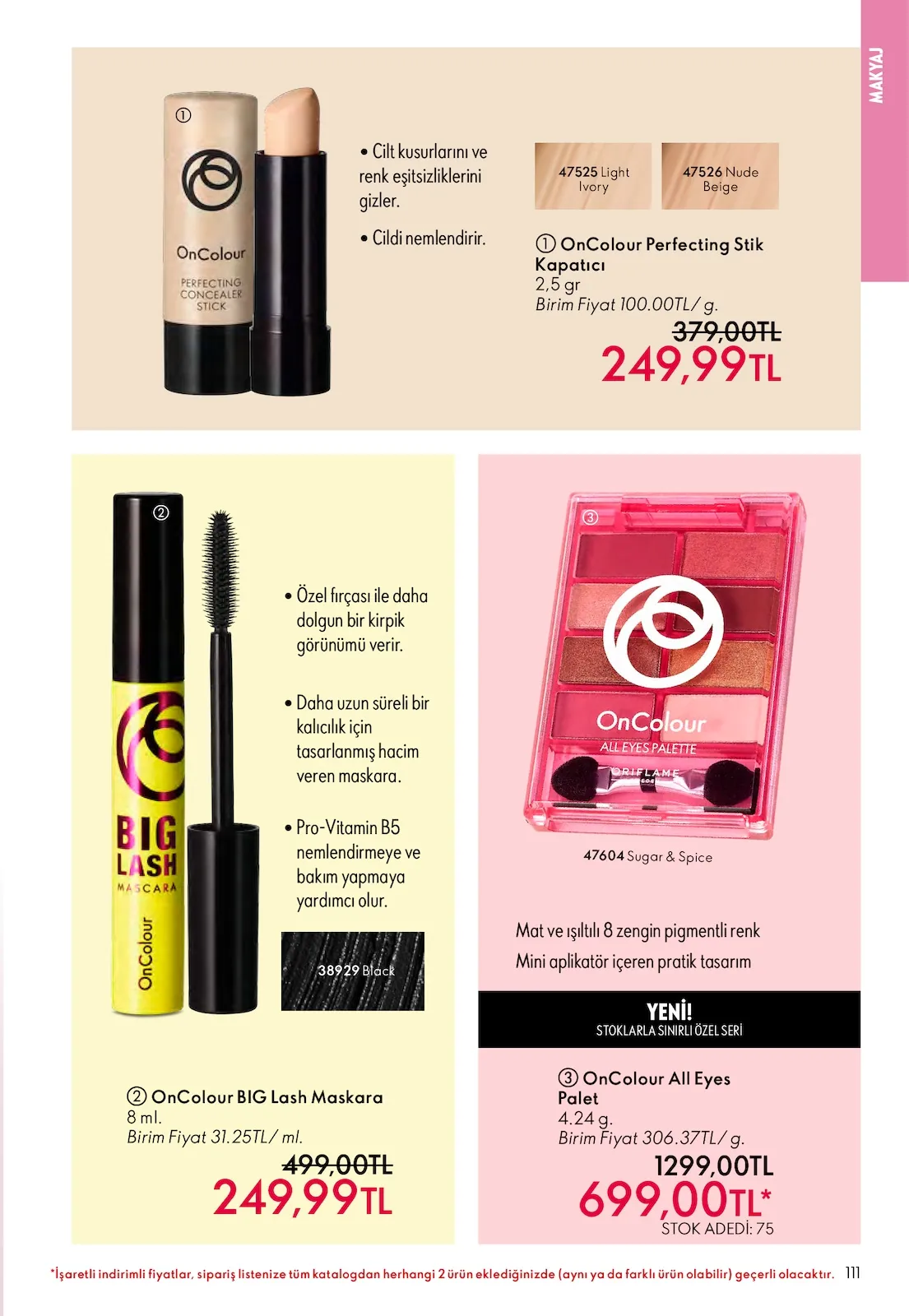 Oriflame Oriflame 1 Mart 2026 Aktüel Kataloğu sayfa 111: Oncolour Perfecting Stik Kapatıcı 2,5 Gr