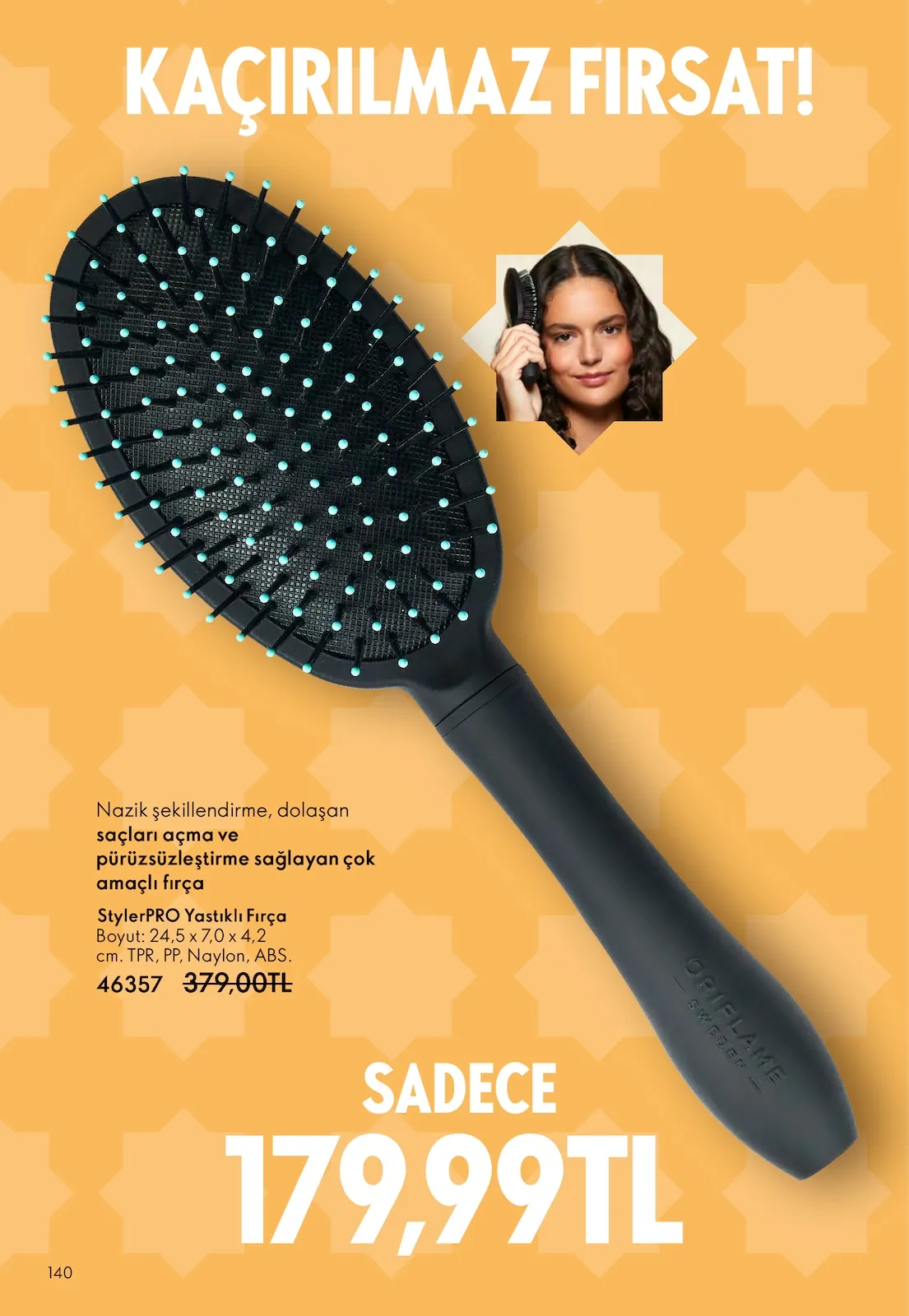 Oriflame Oriflame 1 Mart 2026 Aktüel Kataloğu sayfa 140: Stylerpro Yastıklı Fırça, Stylerpro Yastıklı Fırça