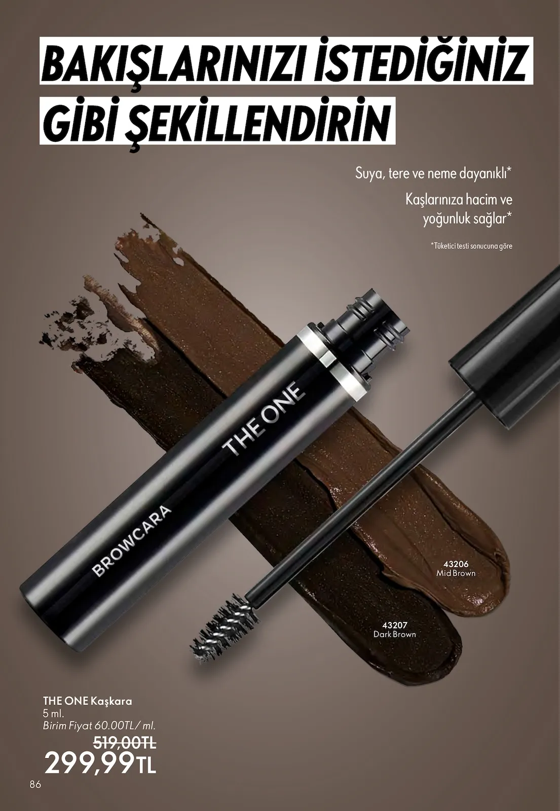 Oriflame Oriflame 1 Mart 2026 Aktüel Kataloğu sayfa 86: The One Kaşkara 5 Ml.