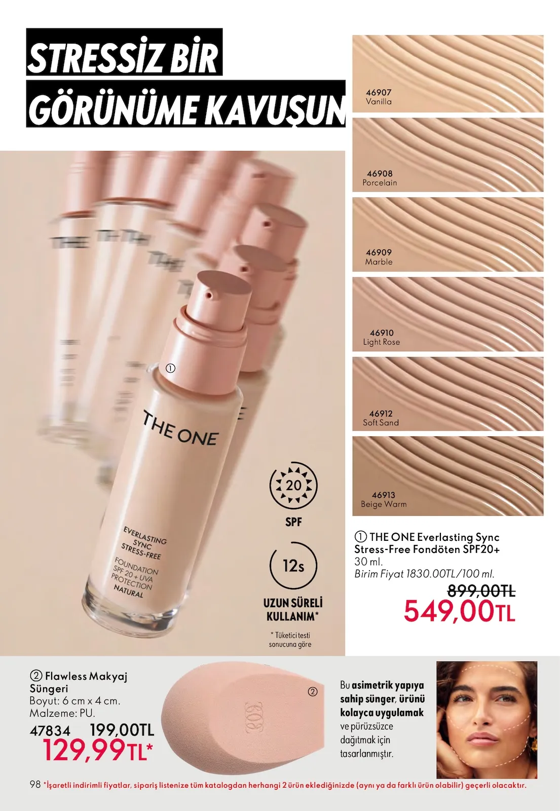 Oriflame Oriflame 1 Mart 2026 Aktüel Kataloğu sayfa 98: Flawless Makyaj Süngeri