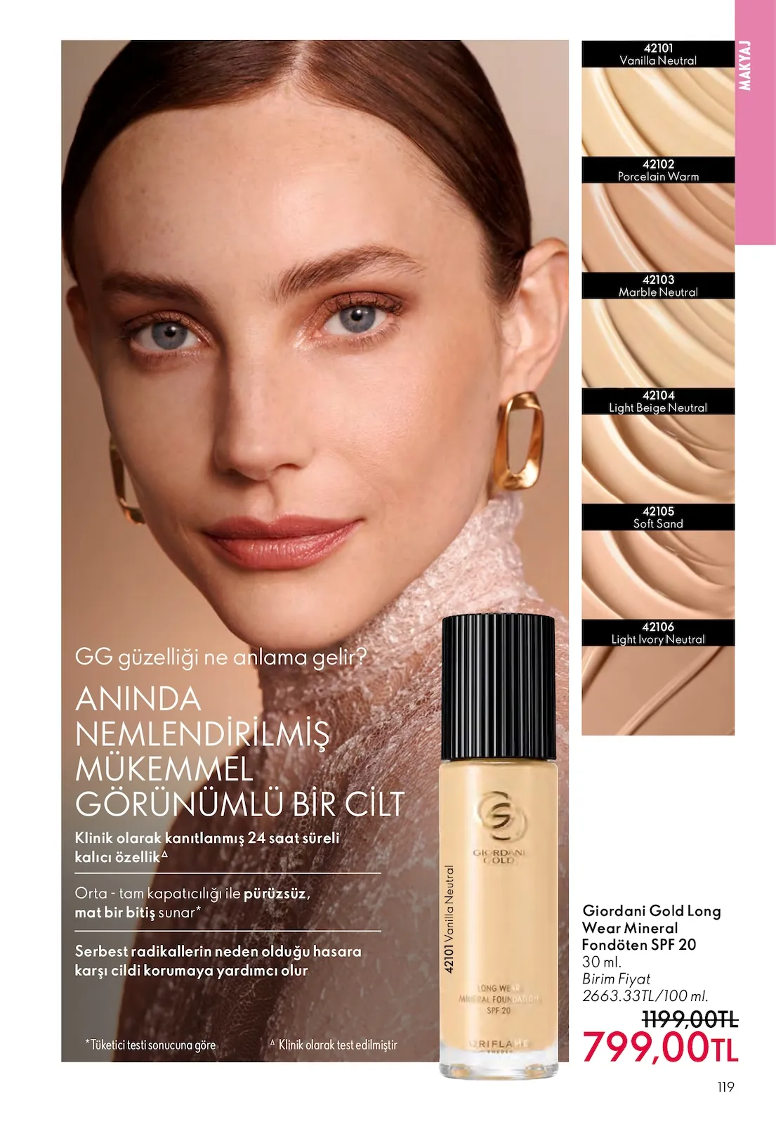 Oriflame Oriflame 1 Nisan 2026 Aktüel Kataloğu sayfa 119