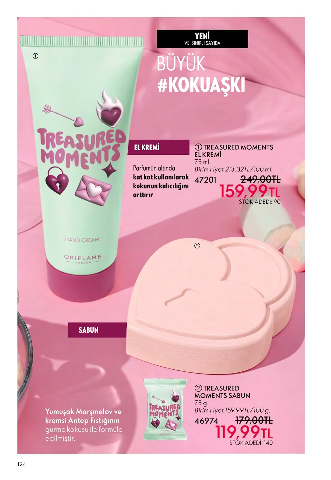 Oriflame Oriflame 1 Nisan 2026 Aktüel Kataloğu sayfa 124: Treasured Moments El Kremi 75 Ml