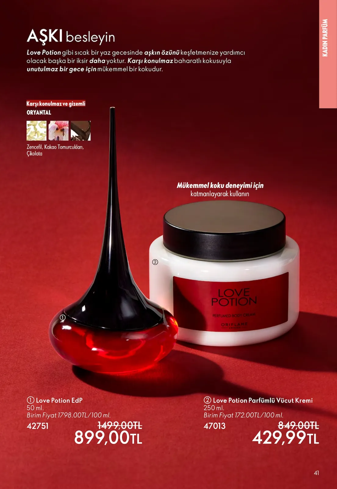 Oriflame Oriflame 1 Nisan 2026 Aktüel Kataloğu sayfa 41