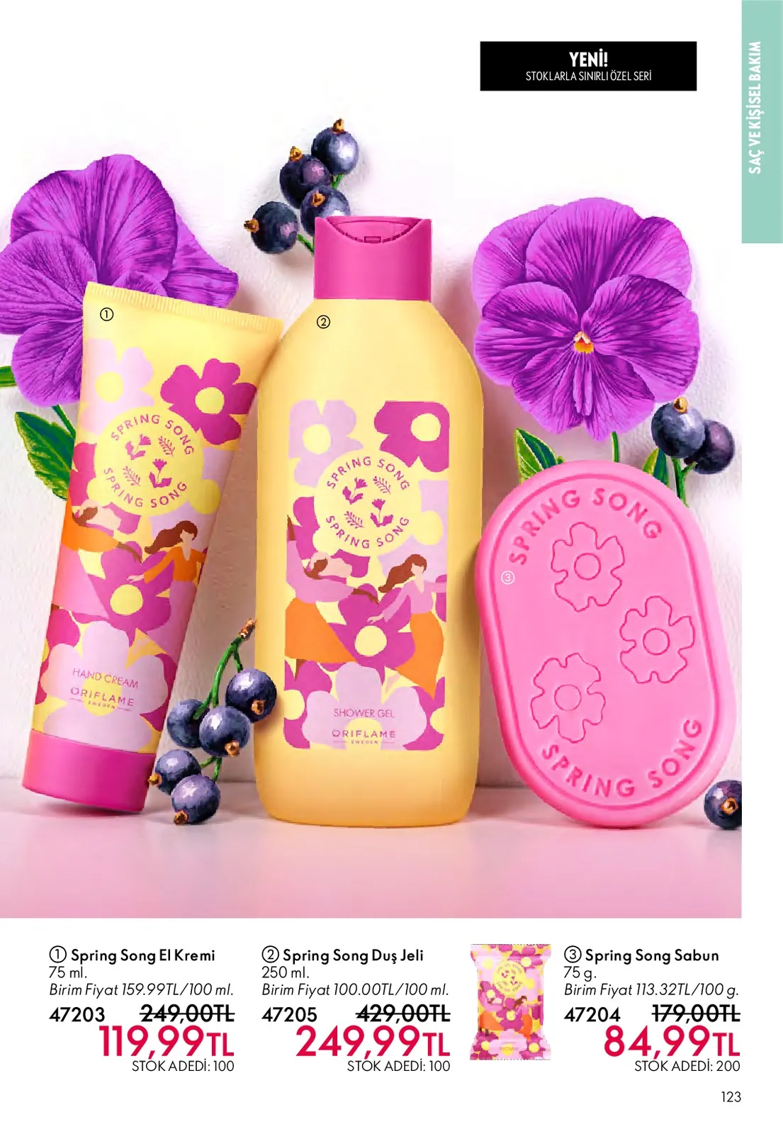 Oriflame Oriflame 1 Mayıs 2026 Aktüel Kataloğu sayfa 123: Spring Song Sabun 75G