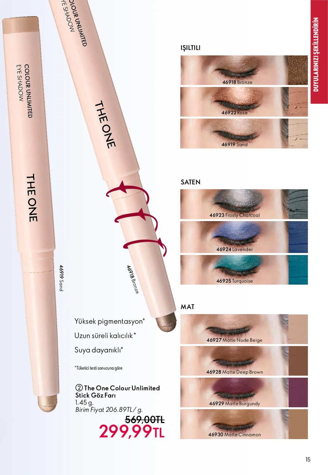 Oriflame Oriflame 1 Mayıs 2026 Aktüel Kataloğu sayfa 15: Sana Süzme Yoğurt 150 Ml