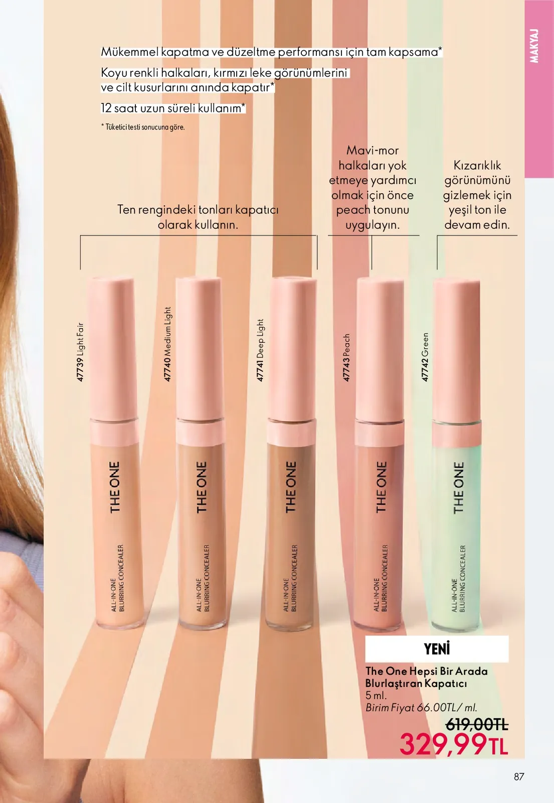 Oriflame Oriflame 1 Mayıs 2026 Aktüel Kataloğu sayfa 87: The One Hepsi Bir Arada Blurlaştıran Kapatıcı 5Ml
