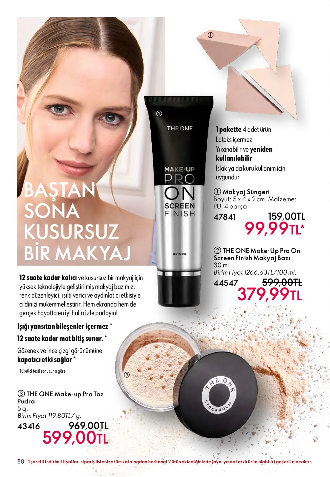 Oriflame Oriflame 1 Mayıs 2026 Aktüel Kataloğu sayfa 88: Makyaj Süngeri 4 Parça