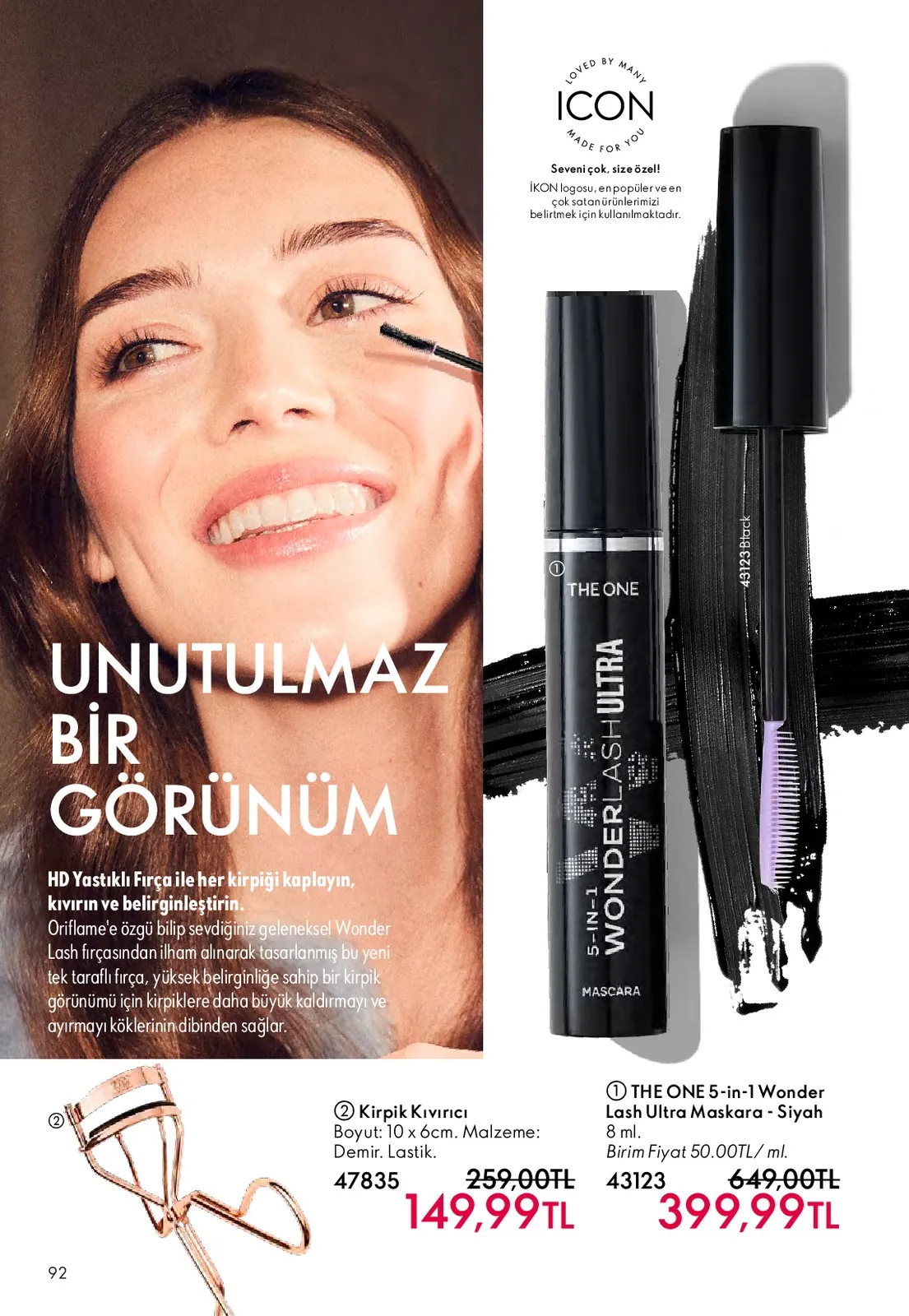 Oriflame Oriflame 1 Mayıs 2026 Aktüel Kataloğu sayfa 92: Kirpik Kivircici 10X6Cm