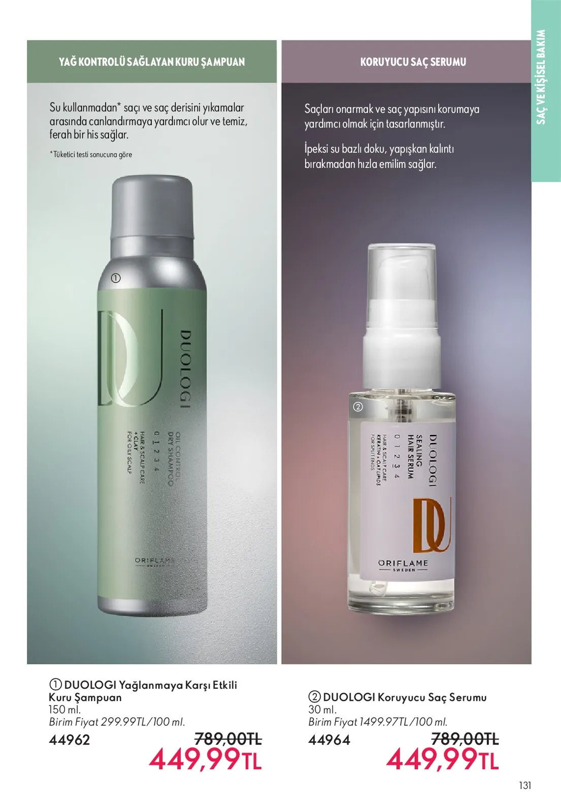Oriflame Oriflame 1 Haziran 2026 Aktüel Kataloğu sayfa 131
