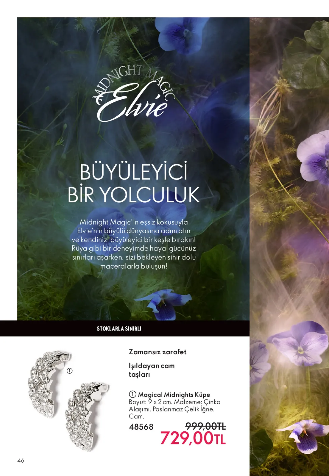 Oriflame Oriflame 1 Haziran 2026 Aktüel Kataloğu sayfa 46: Magical Midnights Küpe