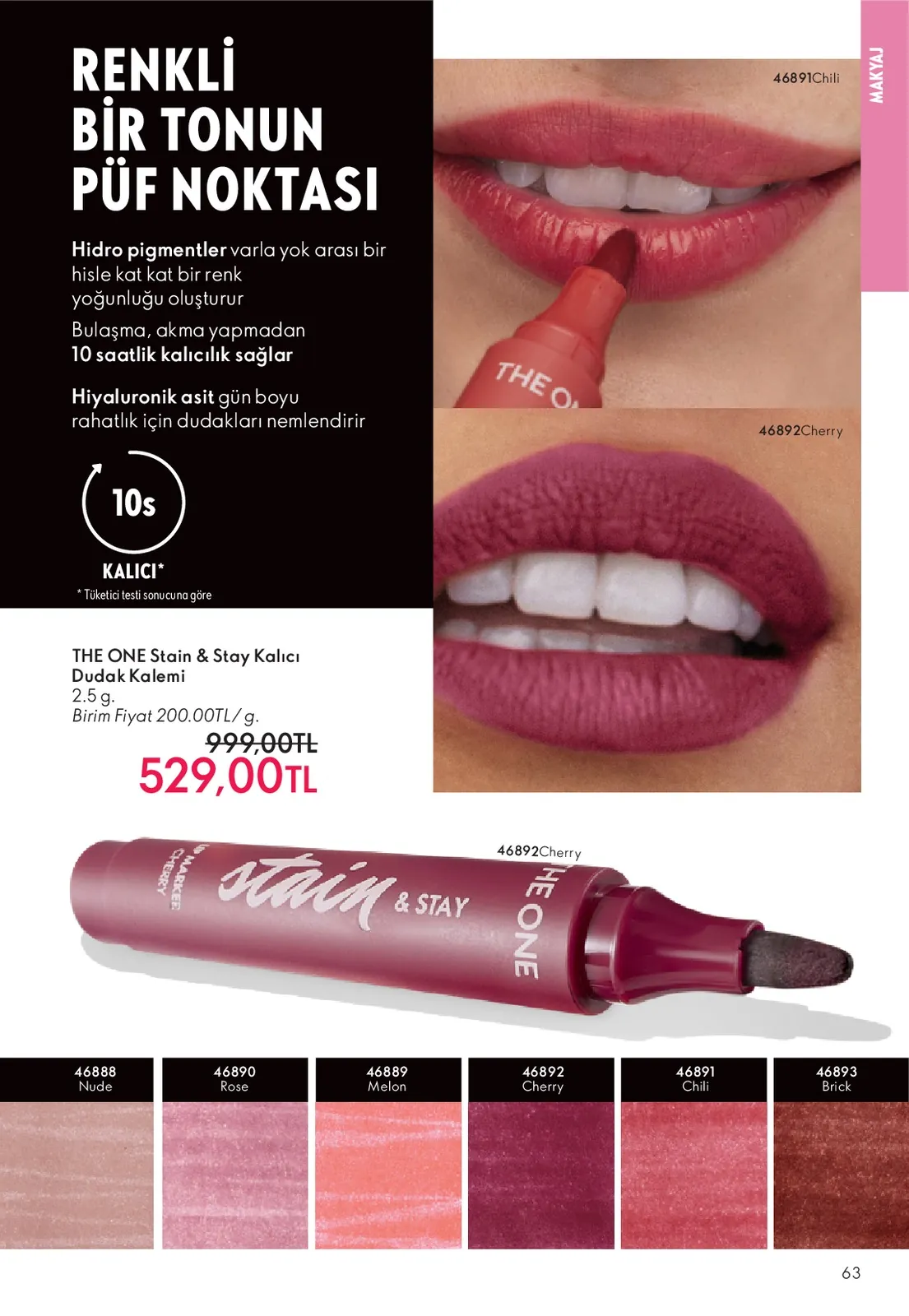 Oriflame Oriflame 1 Haziran 2026 Aktüel Kataloğu sayfa 63