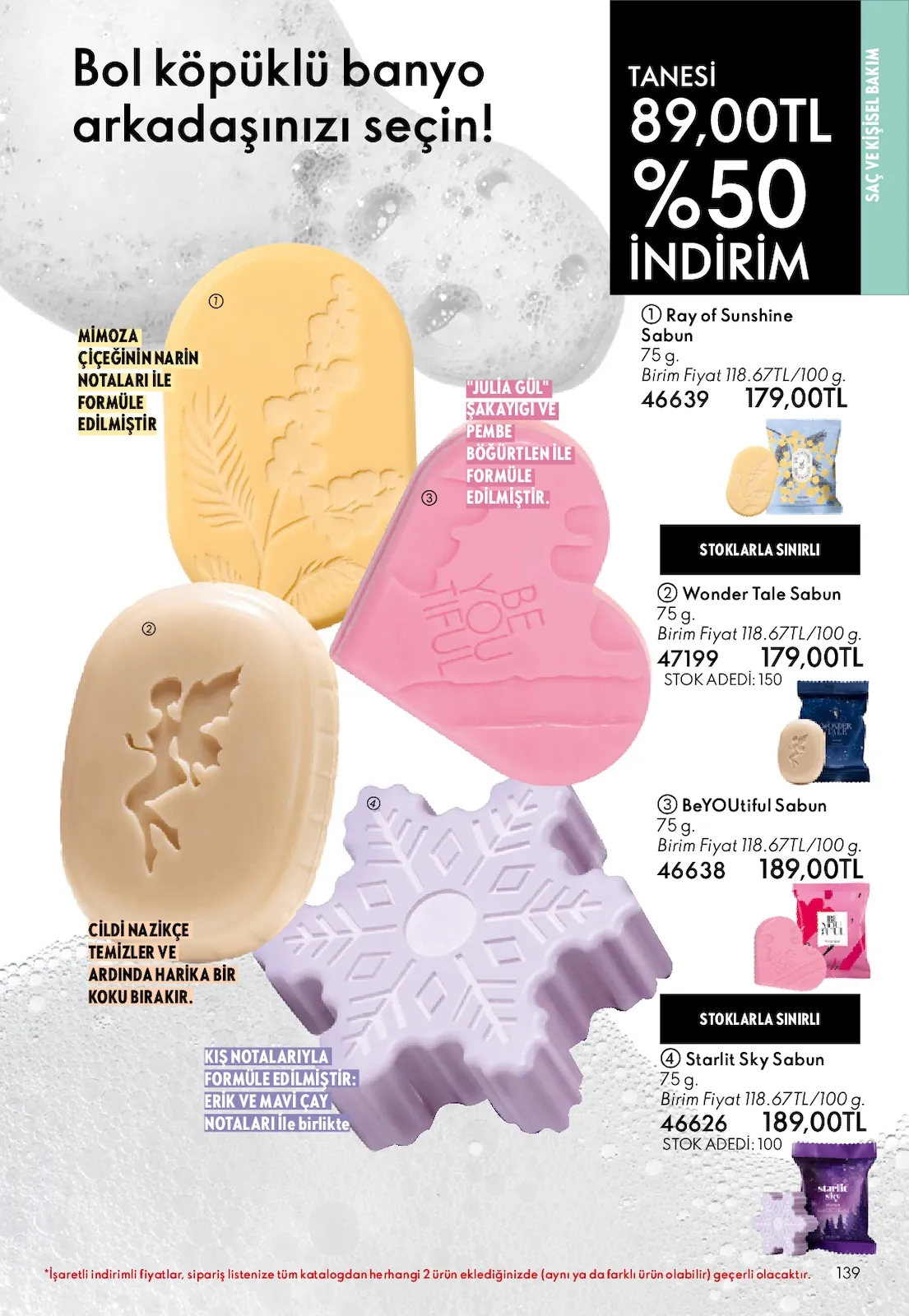 Oriflame Oriflame 1 Temmuz 2026 Aktüel Kataloğu sayfa 139: Ray Of Sunshine Sabun 75G
