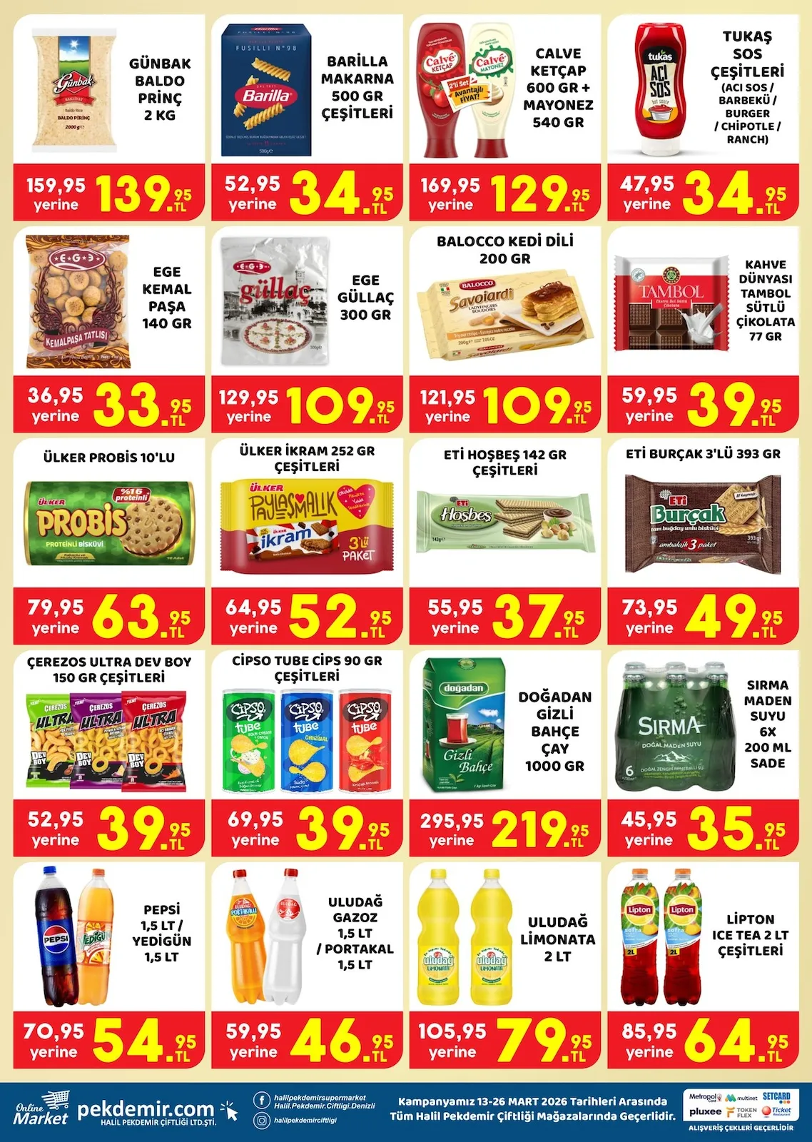 Pekdemir Pekdemir Market 13 Mart 2026 Aktüel Kataloğu sayfa 3