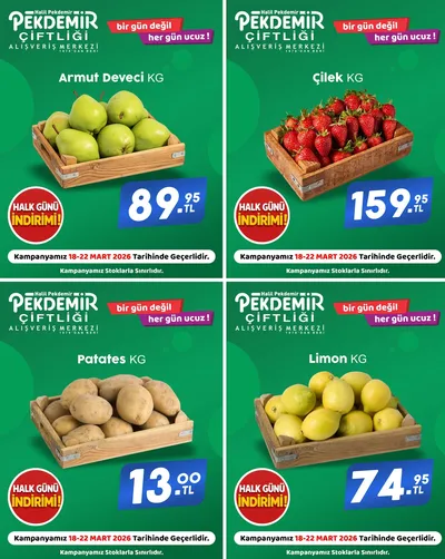 Pekdemir Market 18 Mart 2026 Aktüel Kataloğu