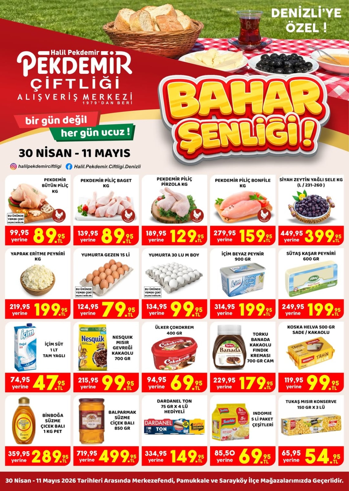 Pekdemir Market 30 Nisan 2026 Aktüel Kataloğu