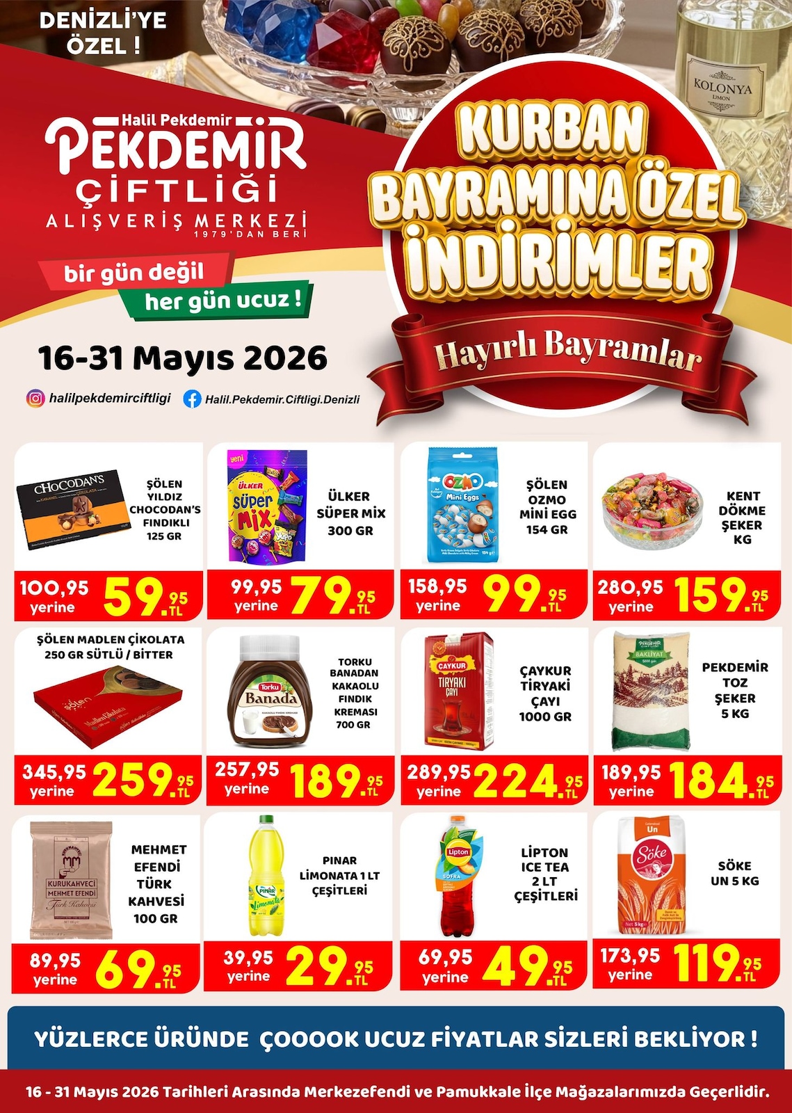 Pekdemir Market 16 Mayıs 2026 Aktüel Kataloğu broşürü