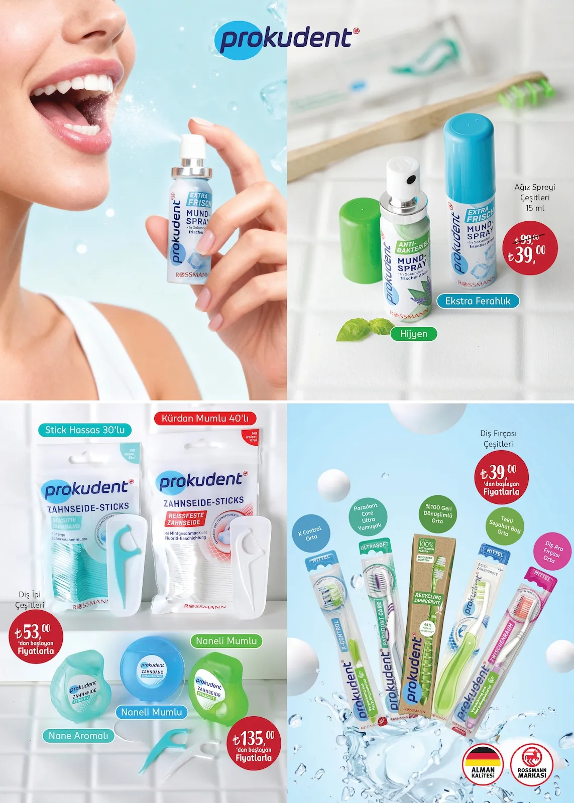 Rossmann Rossmann 2 Şubat 2026 Aktüel Kataloğu sayfa 2: Prokudent Ağız Spreyi Çeşitleri 15 Ml