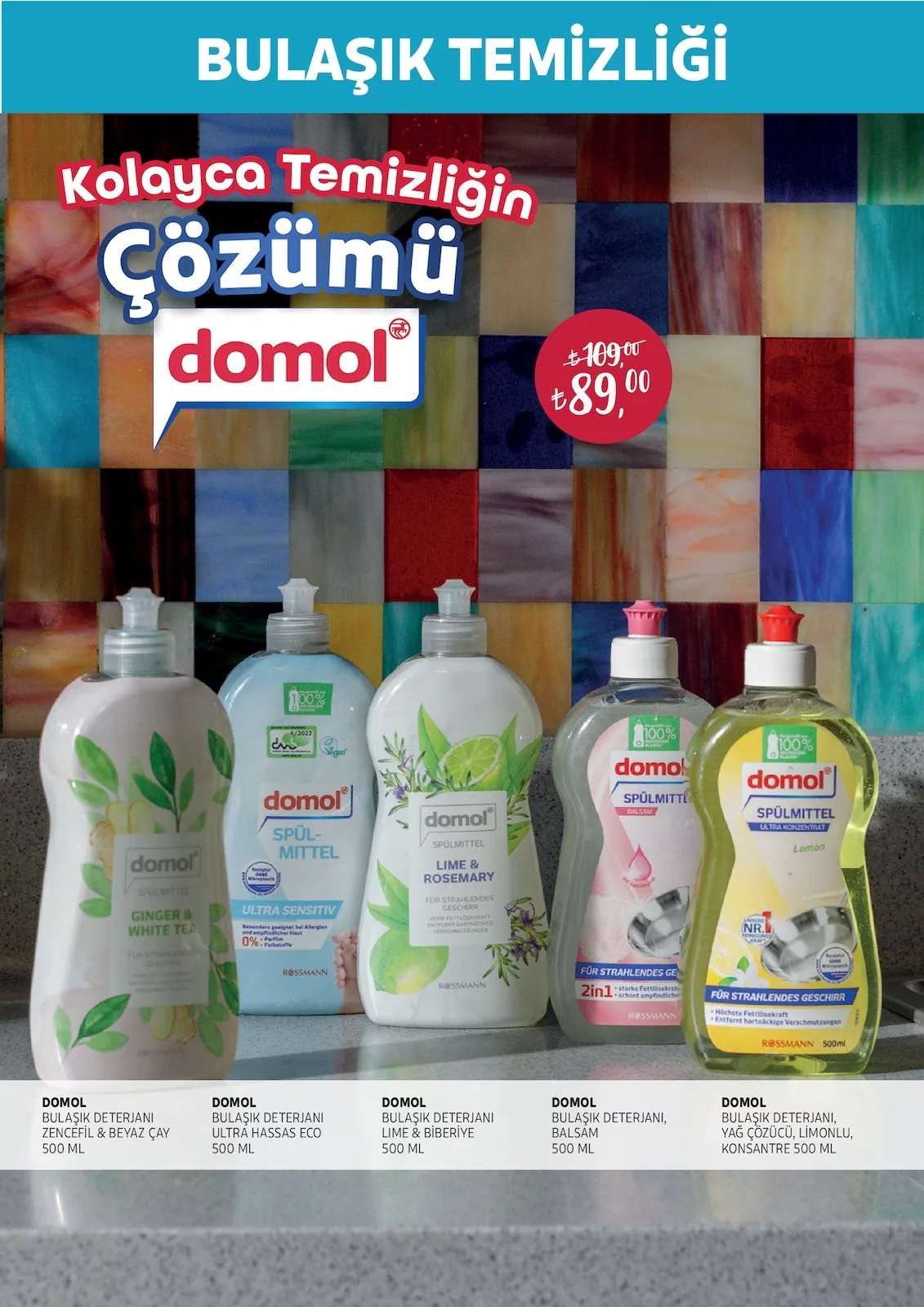 Rossmann Rossmann 30 Nisan 2026 Aktüel Kataloğu sayfa 15: Domol Spülmittel
Ultra Sensitiv