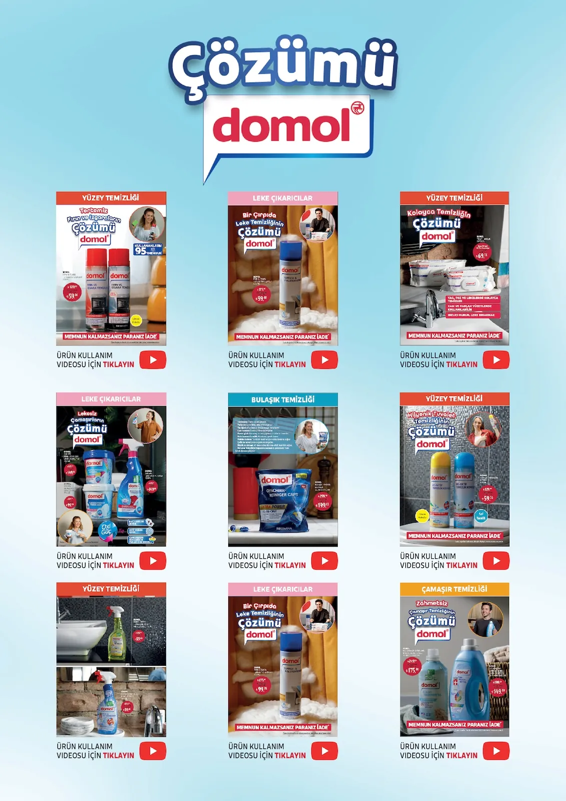 Rossmann Rossmann 30 Nisan 2026 Aktüel Kataloğu sayfa 30: Domol Geschirr-Reiniger Tabs 26 Adet, Domol Leke Çıkarıcı Sprey 500 Ml
