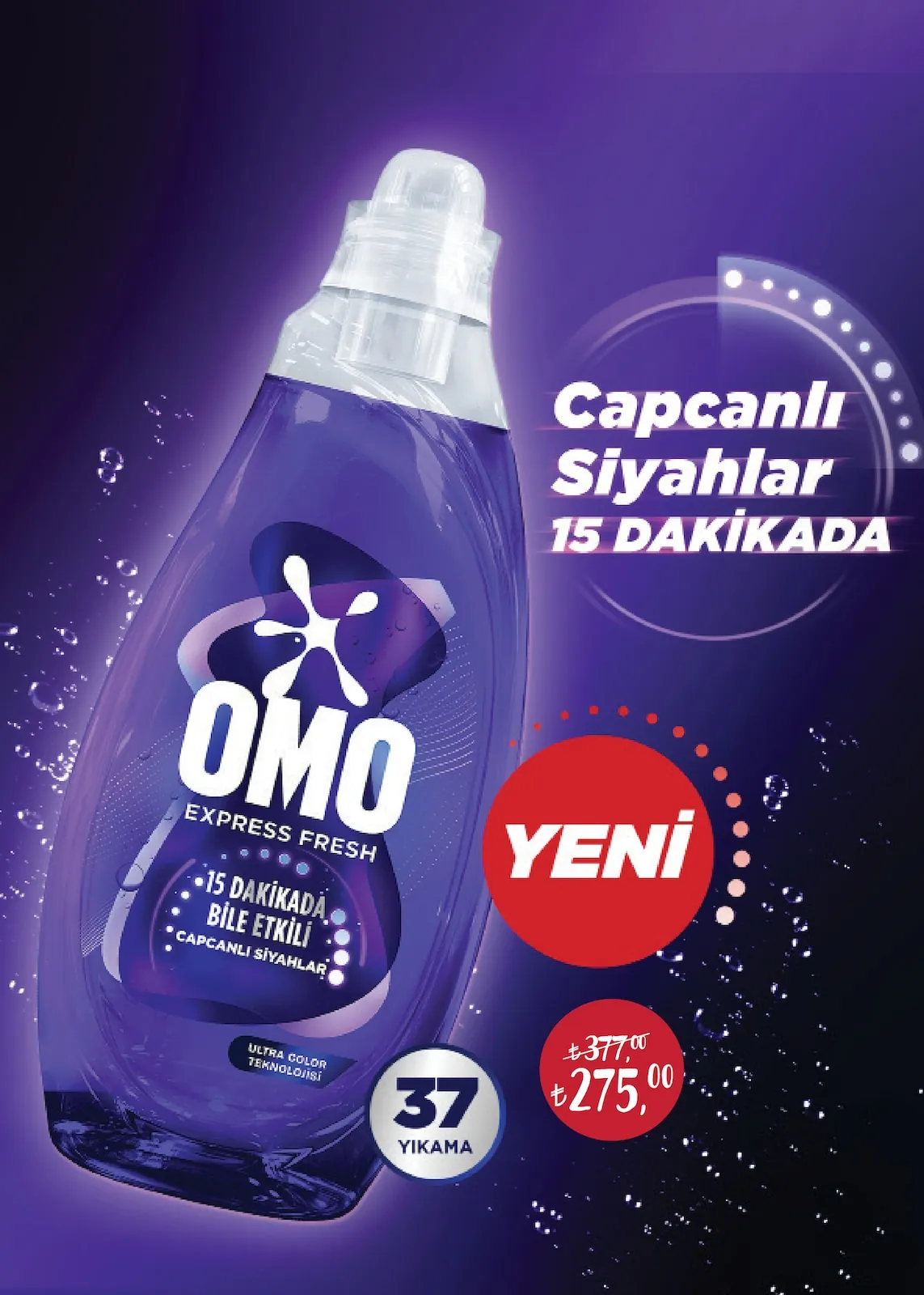 Rossmann Rossmann 30 Nisan 2026 Aktüel Kataloğu sayfa 11: Omo Express Fresh Capcanlı Siyahlar Deterjan 37 Yıkama