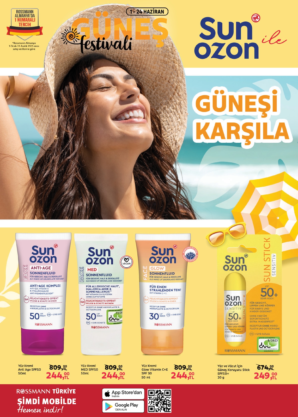 Rossmann 1 Haziran 2026 Aktüel Kataloğu broşürü