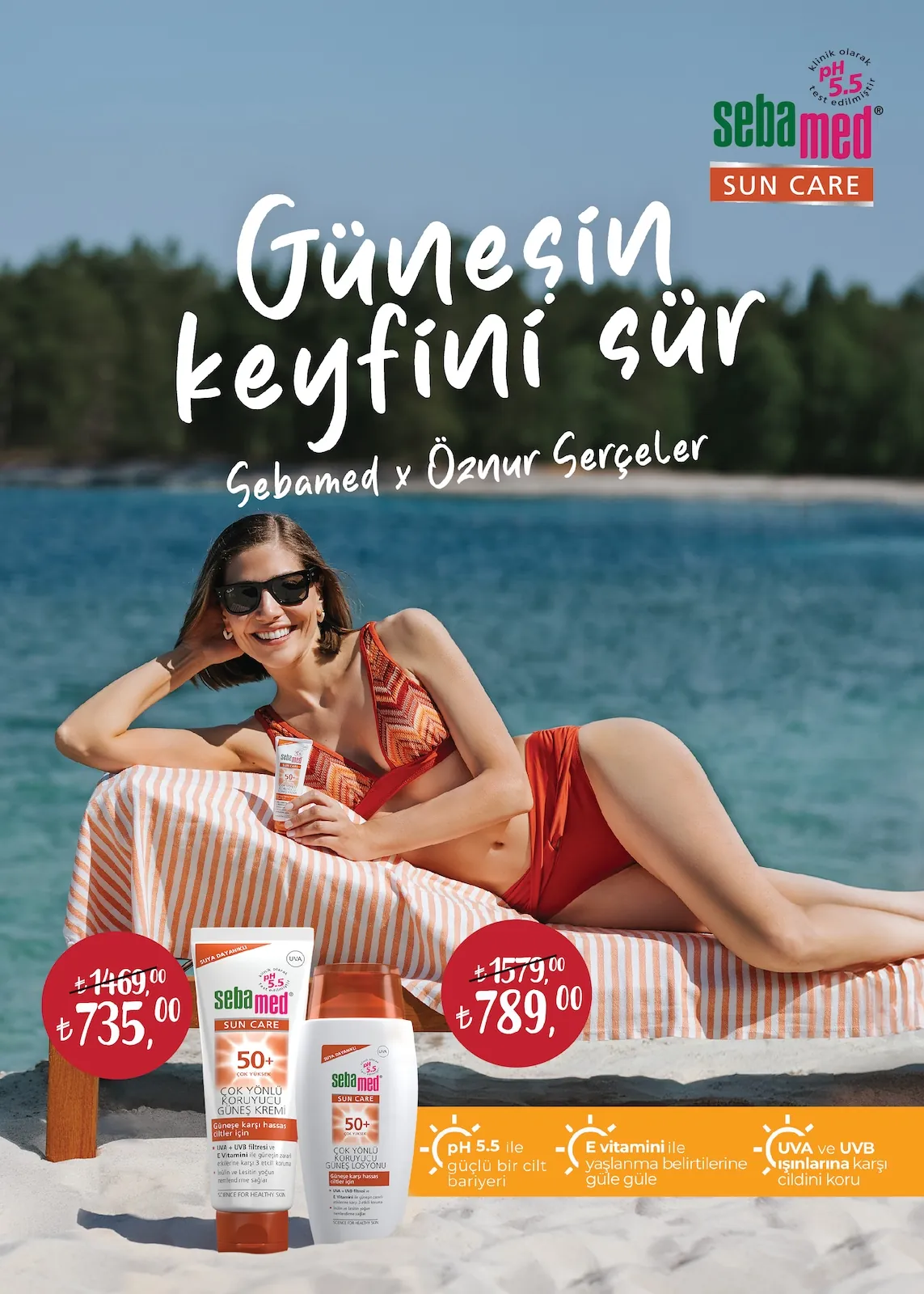 Rossmann Rossmann 1 Haziran 2026 Aktüel Kataloğu sayfa 4: Sebamed Sun Care Çok Yönlü Güneş Kremi 50+ 100Ml, Sebamed Sun Care Çok Yönlü Güneş Kremi 50+ 150Ml