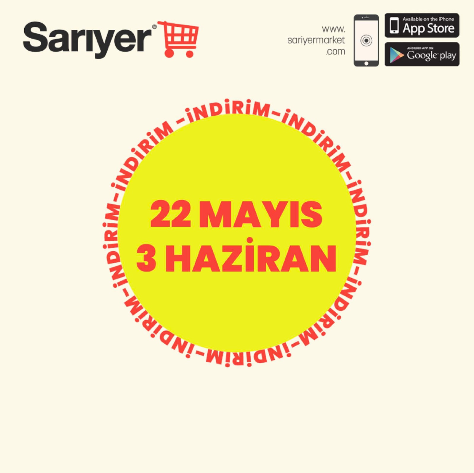 Sarıyer Market 22 Mayıs 2026 Aktüel Kataloğu broşürü