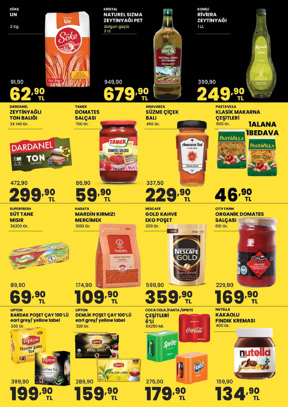 Sarıyer Sarıyer Market 5 Haziran 2026 Aktüel Kataloğu sayfa 3: City Farm Organik Domates Salçası 610 Gr, Superfresh Süt Mısır 3'Lü Avantaj Paket
