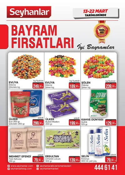 Seyhanlar 13 Mart 2026 Aktüel Kataloğu13 Mart - 22 Mart