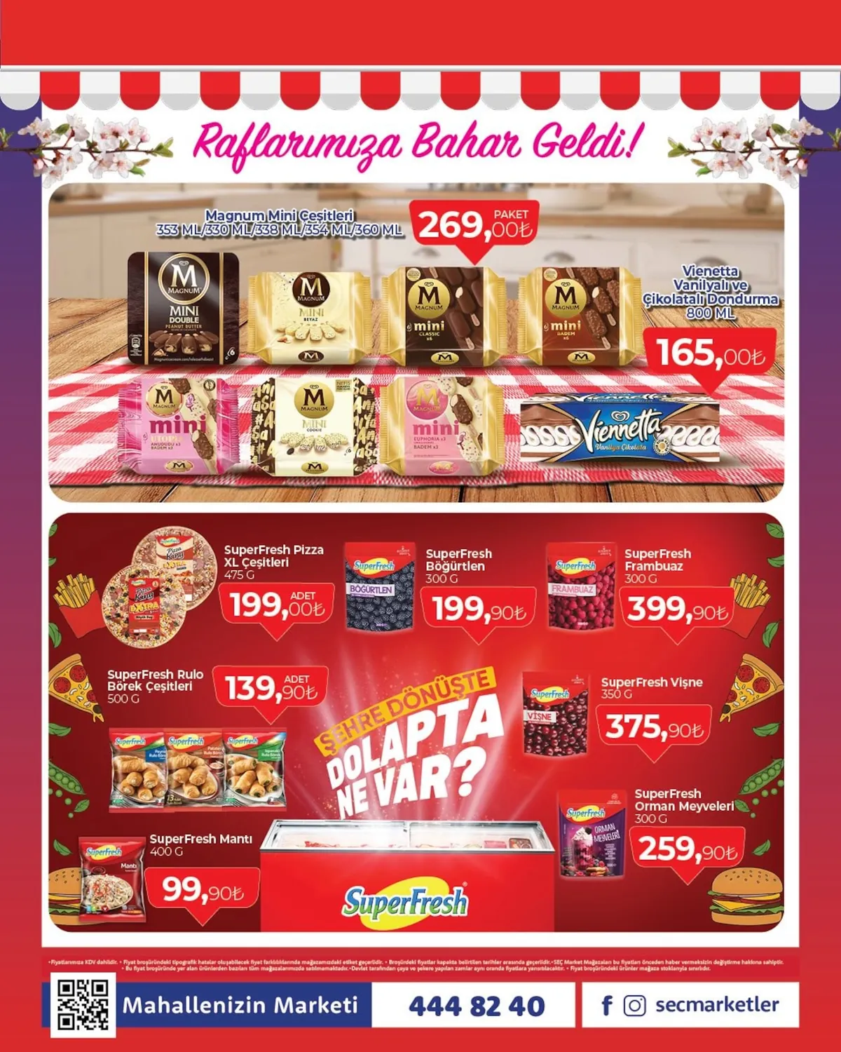 Seç Seç Market 23 Nisan 2026 Aktüel Kataloğu sayfa 2: Superfresh Böğürtlen 300G, Superfresh Frambuaz 300G