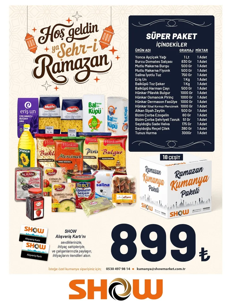 Show Broşür Kapak