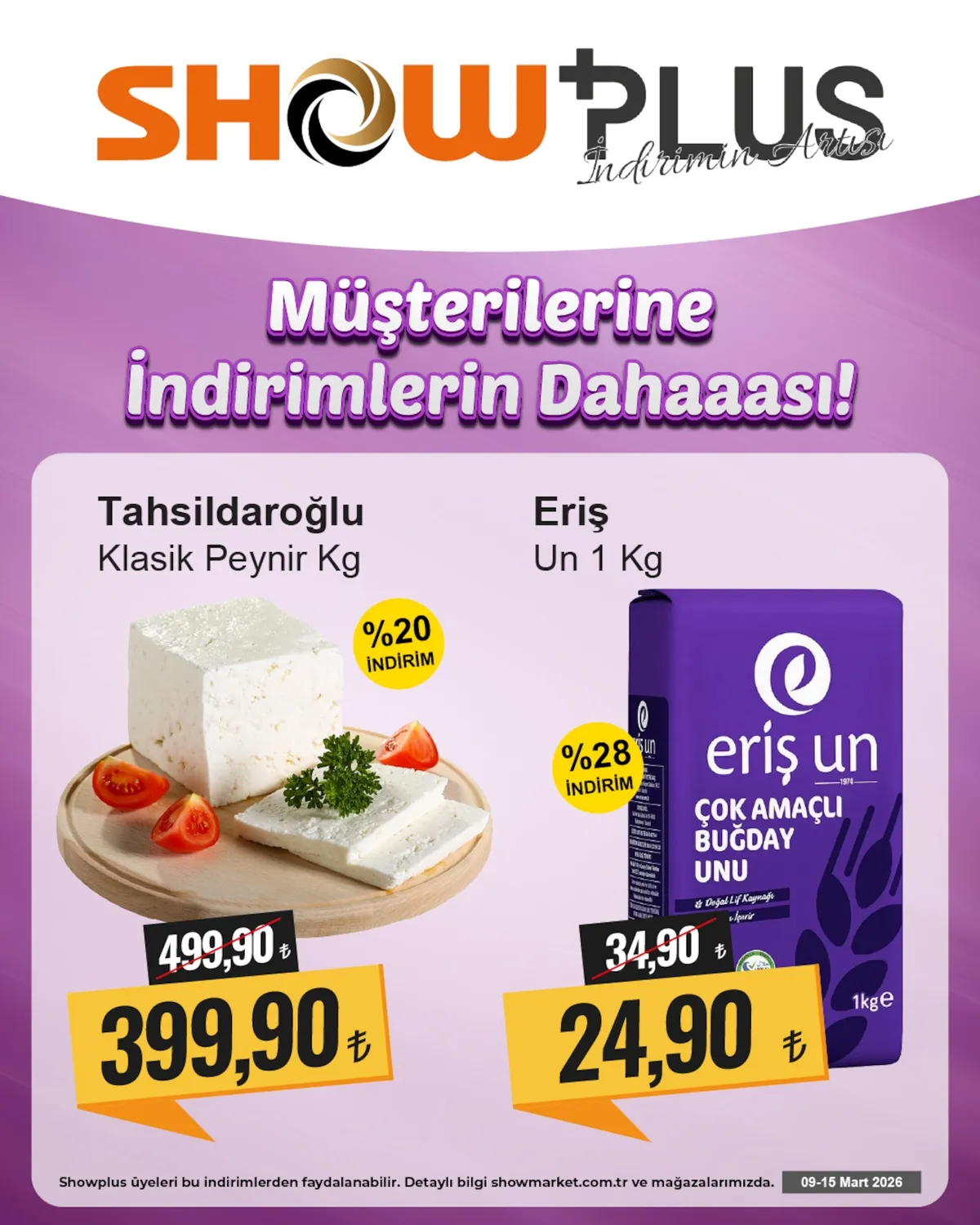 Show Show Market 9 Mart 2026 Aktüel Kataloğu sayfa 1
