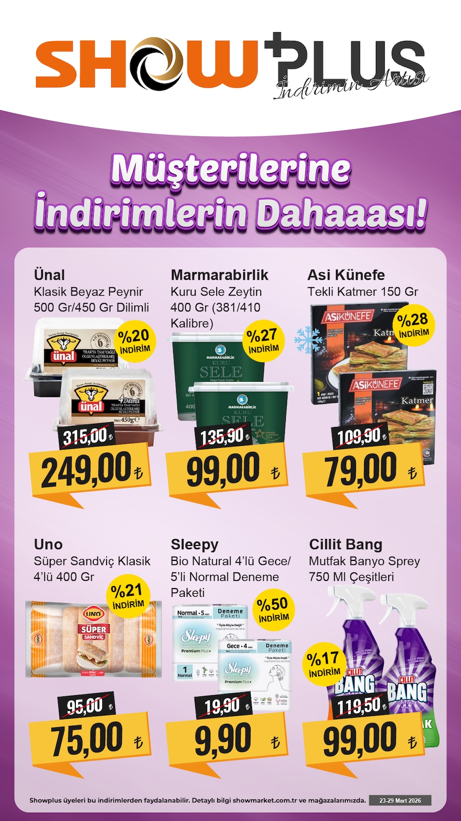 Show Market 23 Mart 2026 Aktüel Kataloğu