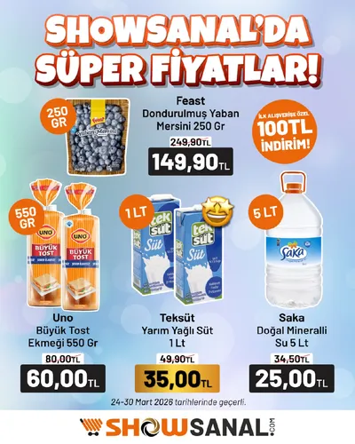 Show Market 24 Mart 2026 Aktüel Kataloğu broşürü