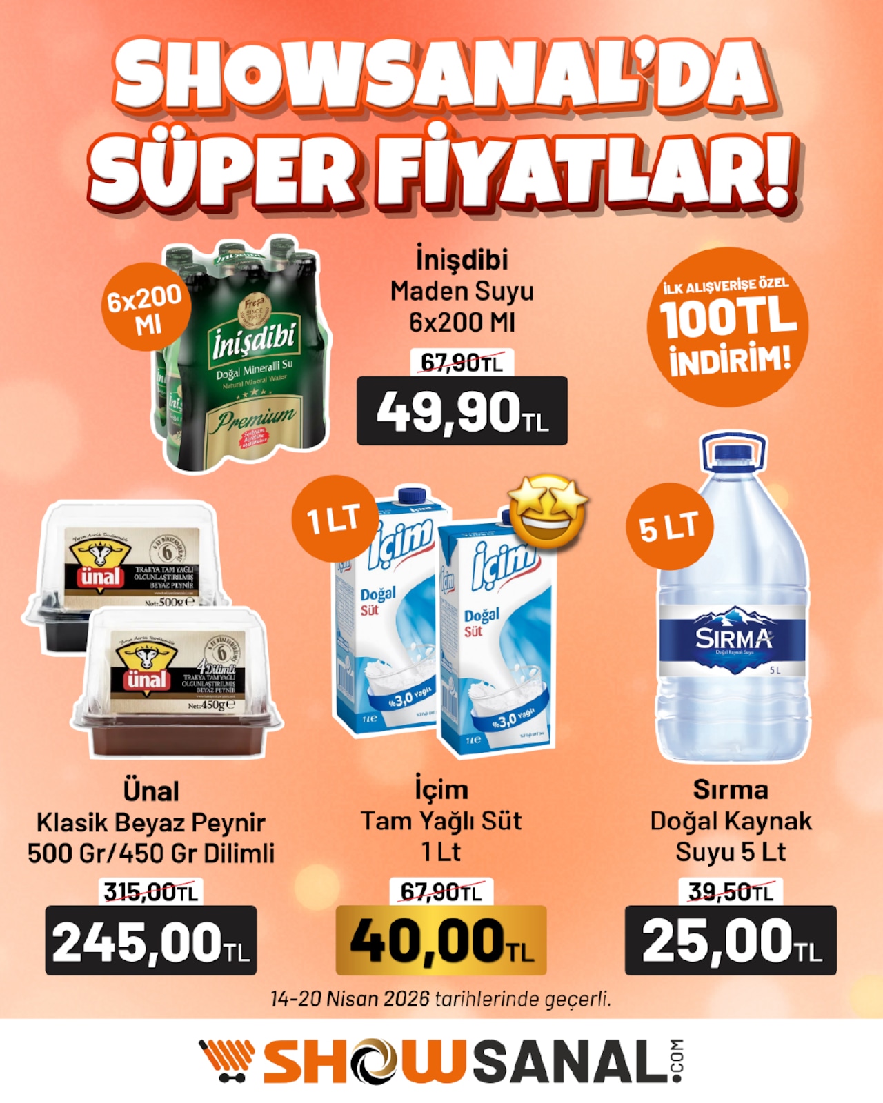 Show Market 14 Nisan 2026 Aktüel Kataloğu broşürü