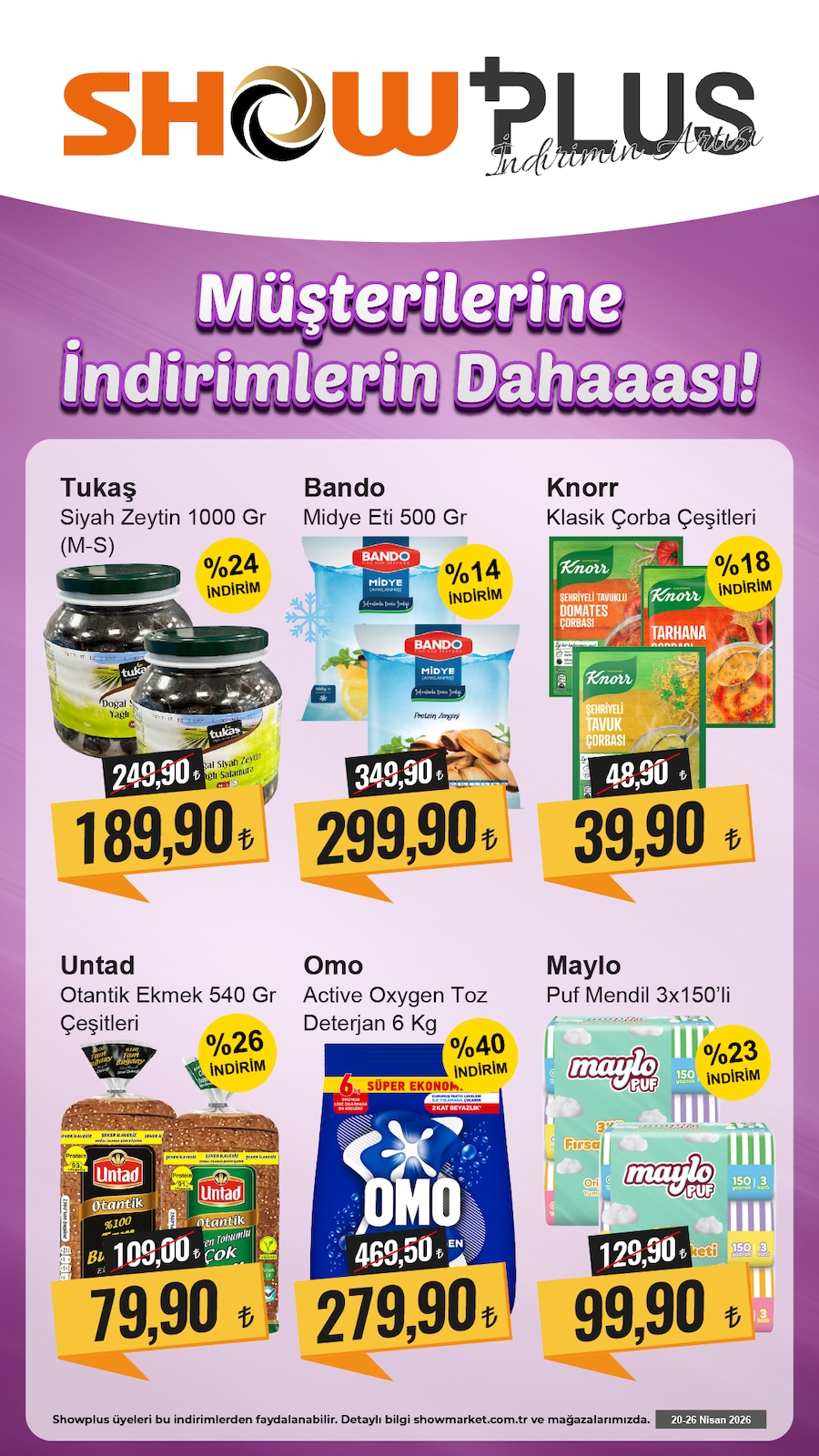 Show Market 20 Nisan 2026 Aktüel Kataloğu