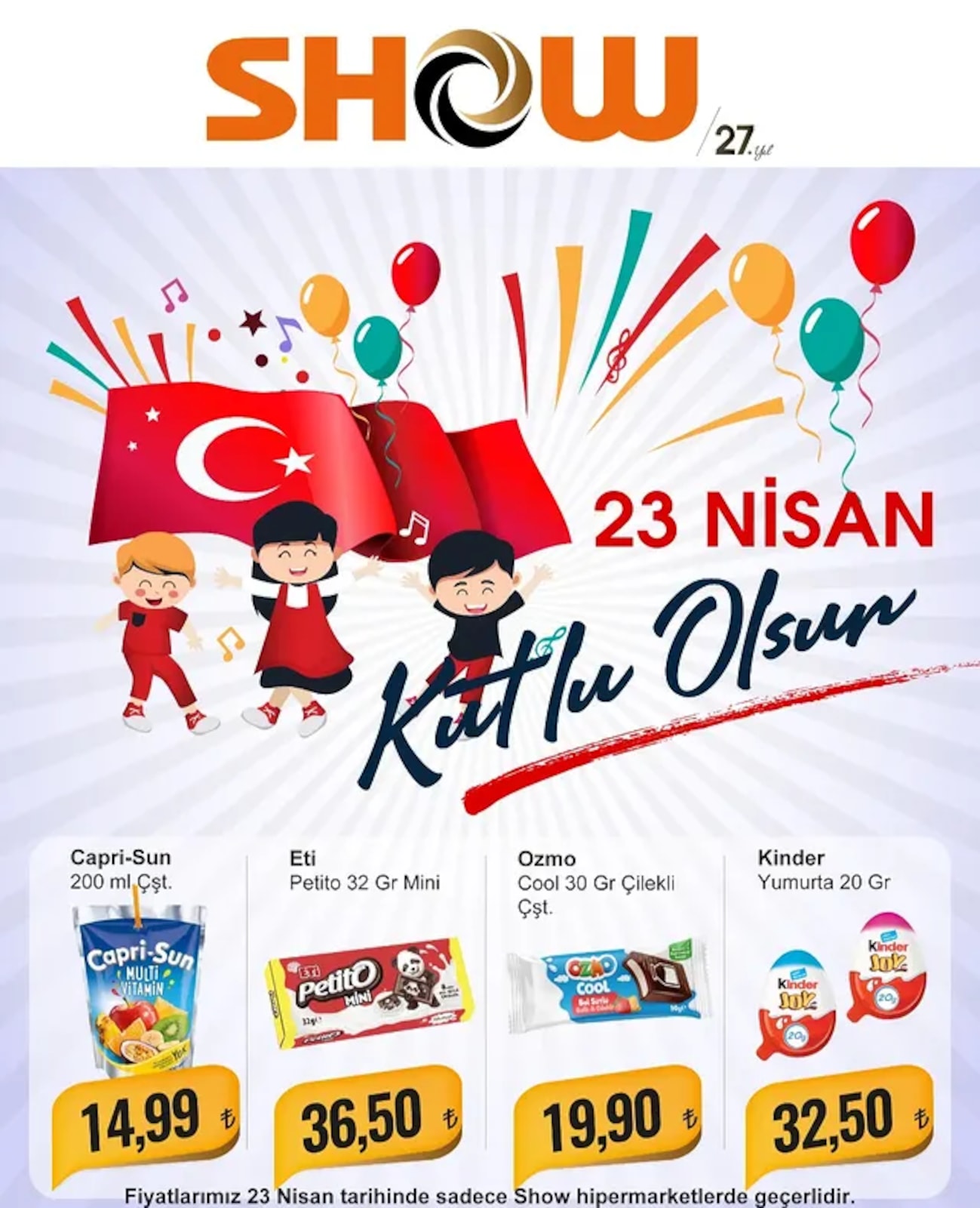 Show Market 23 Nisan 2026 Aktüel Kataloğu
