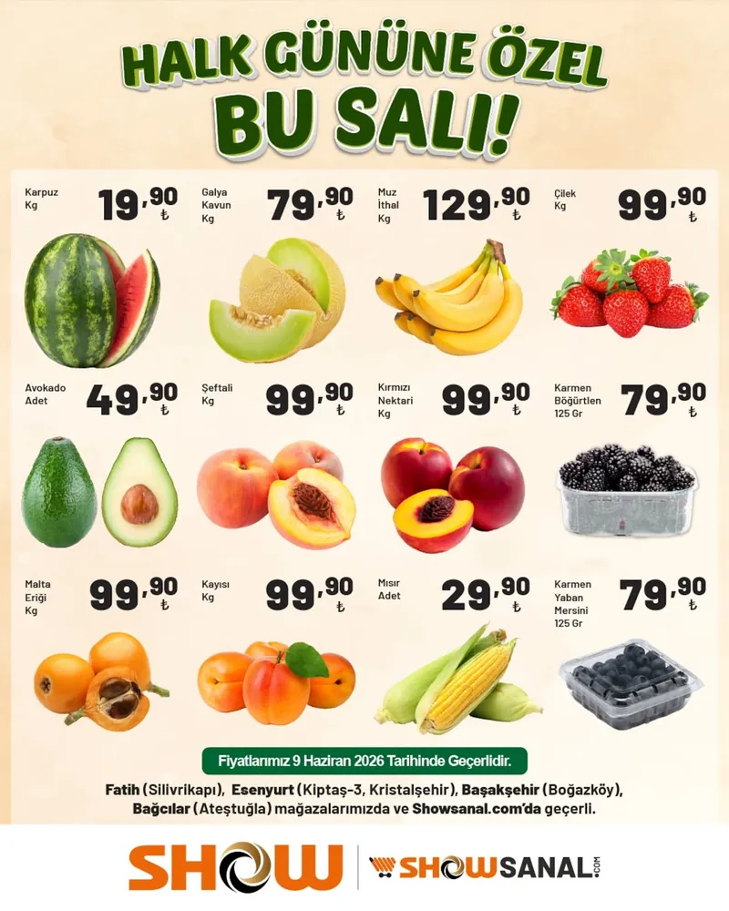 Show Broşür Kapak