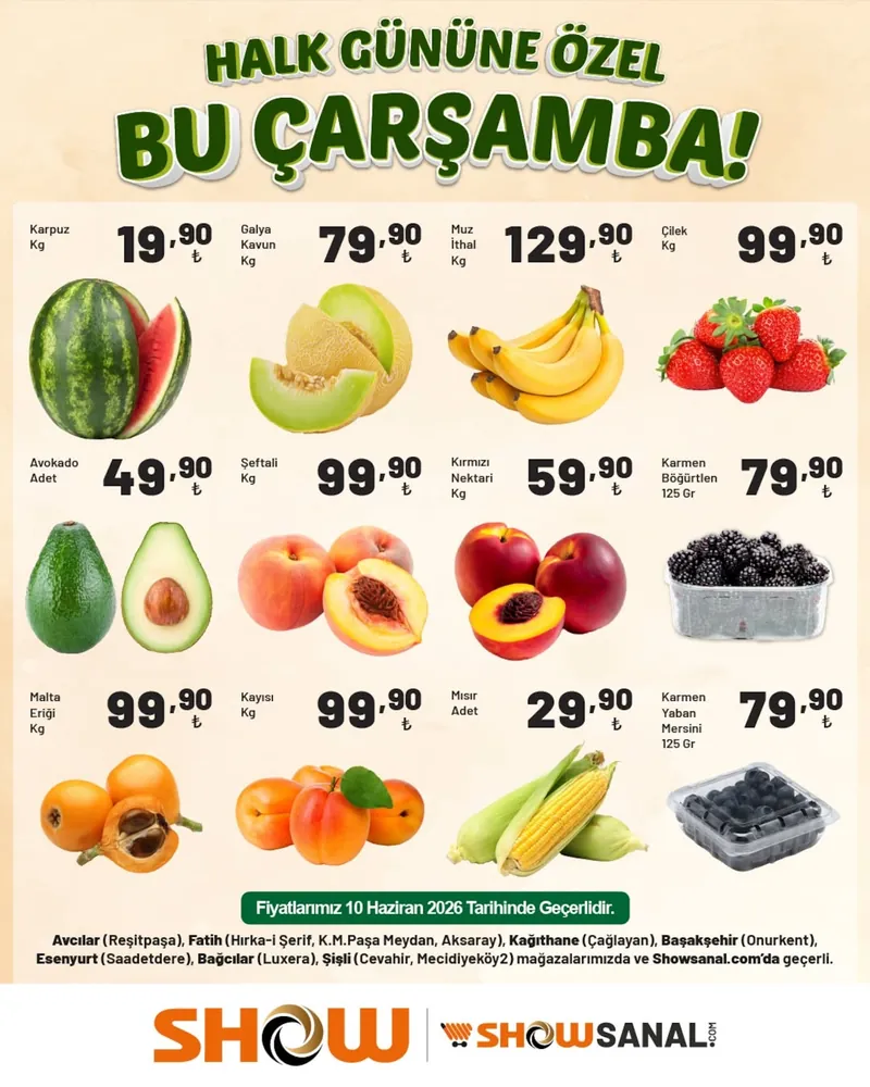 Show Broşür Kapak